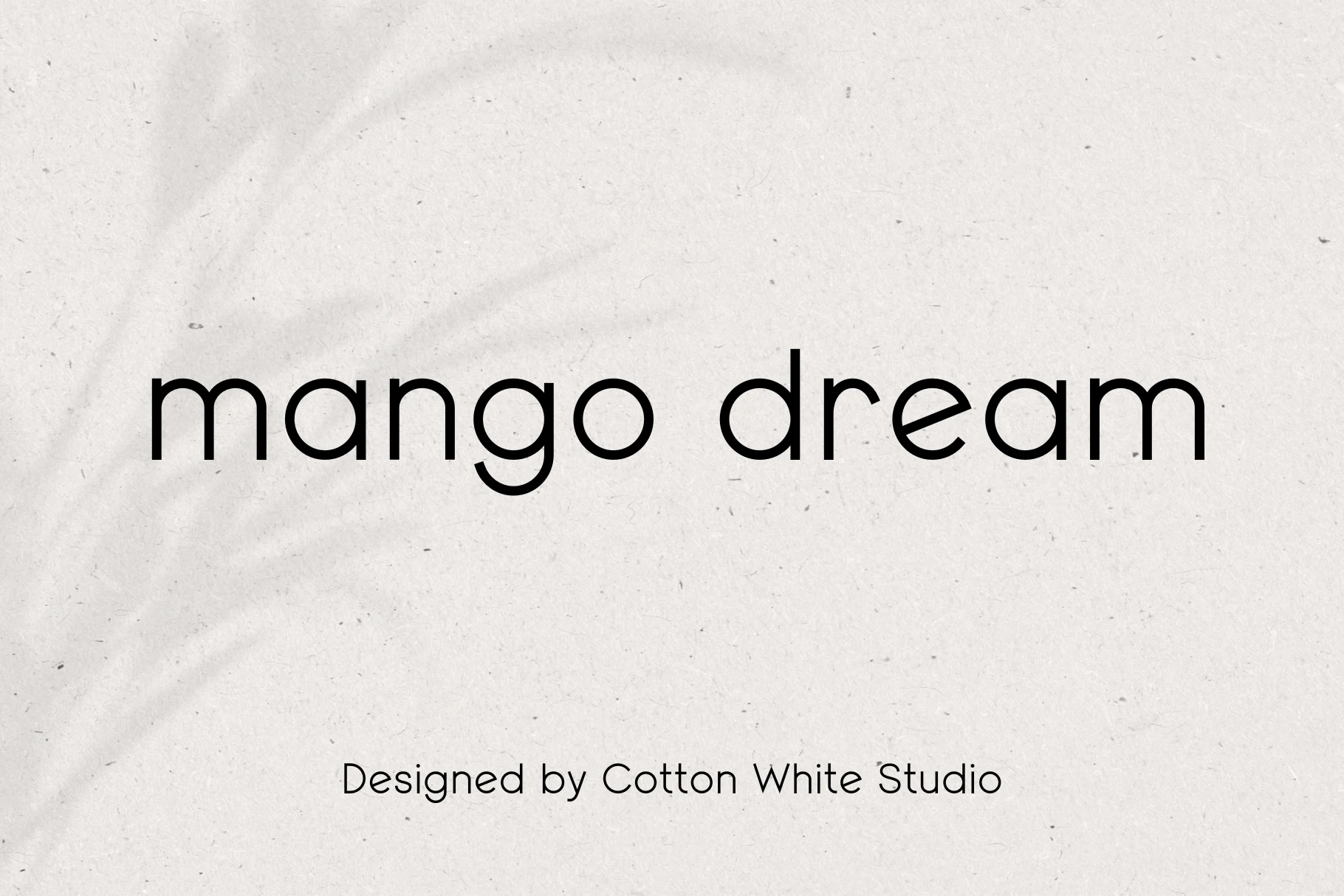 Mango Dream Font preview