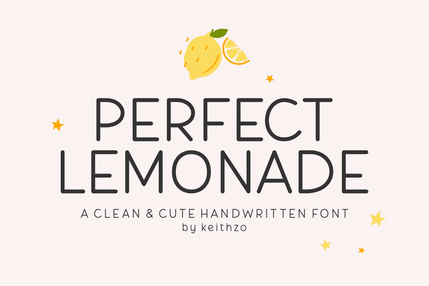 Perfect Lemonade Font preview