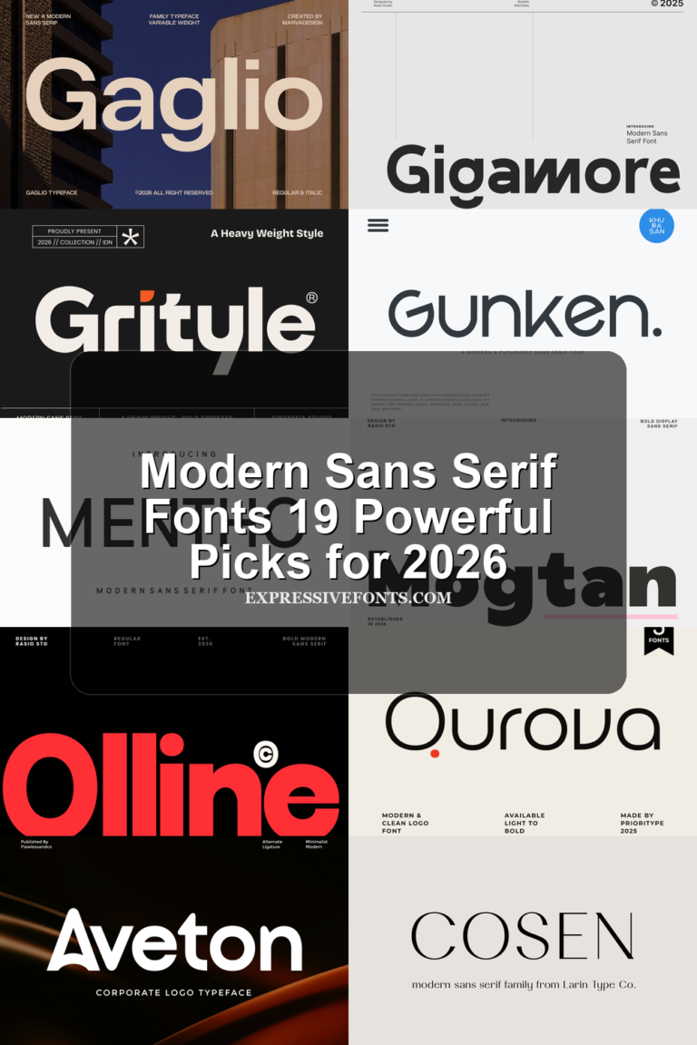 Modern Sans Serif Fonts 19 Powerful Picks for 2026