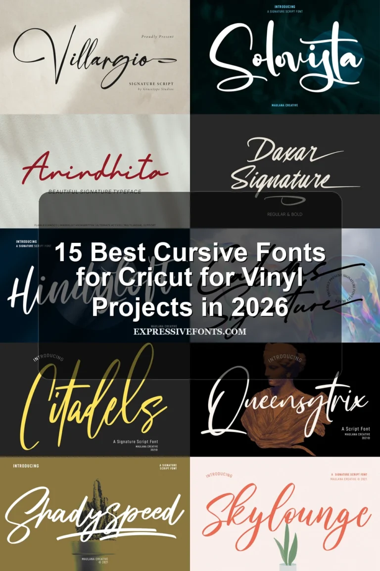 11 Best Cursive Fonts for Logos in 2026