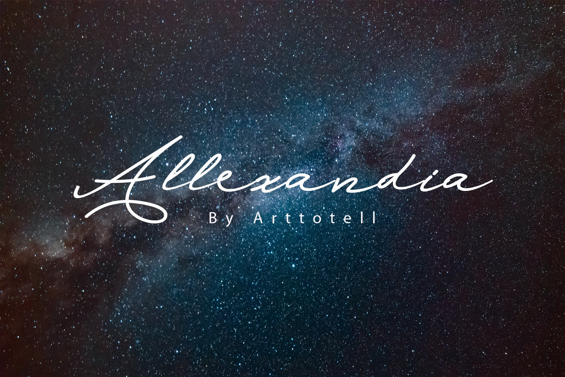 Allexandia font preview