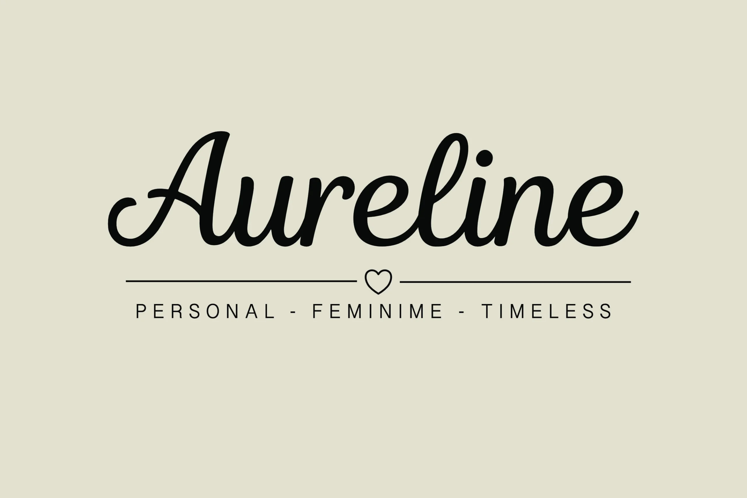 Aureline Font in an elegant calligraphic script with connected letterforms, a slight rightward slant, and a flourished capital A.
