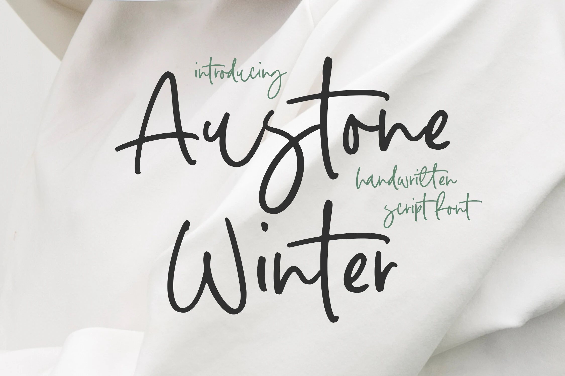 Austone Winter font preview