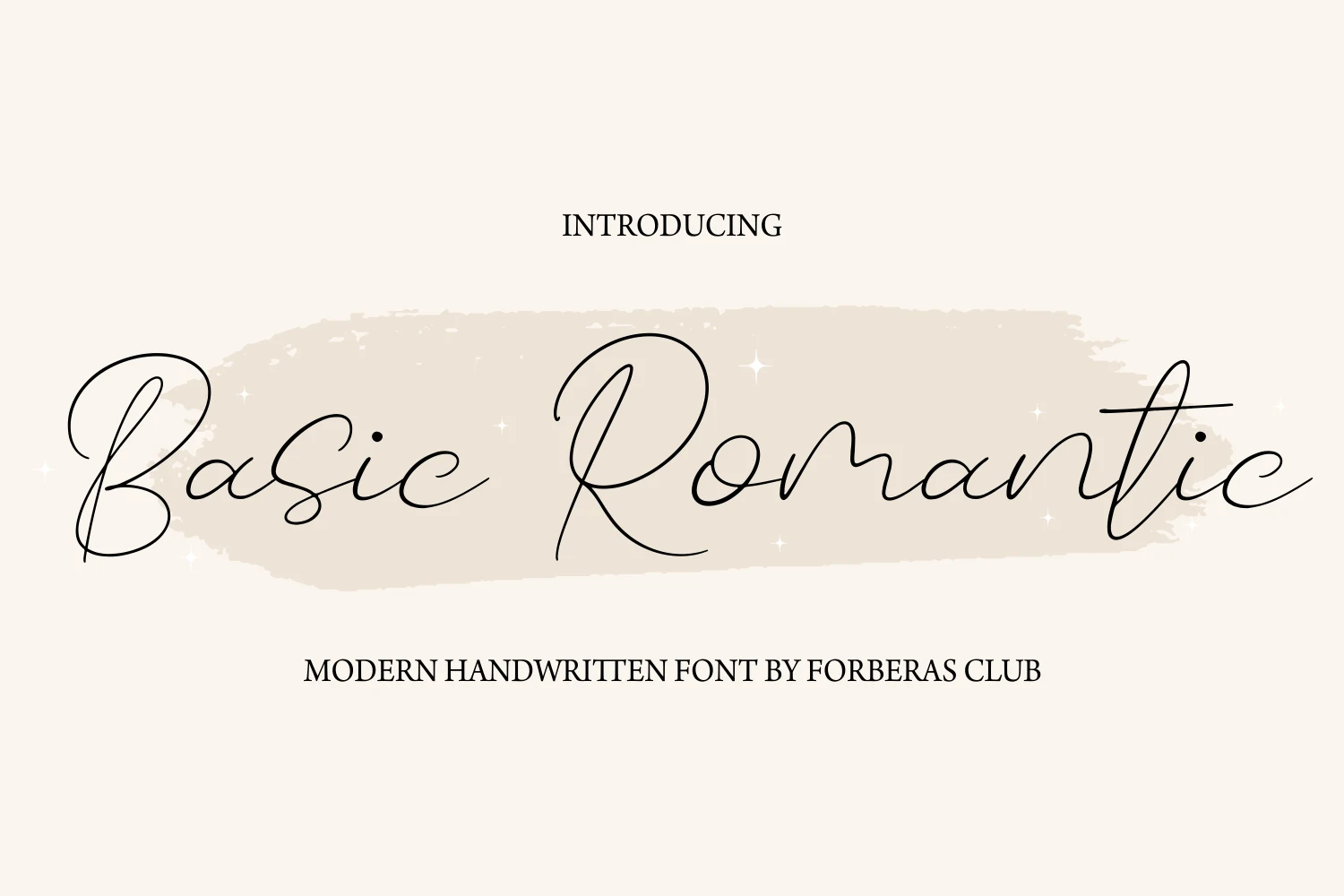 Basic Romantic font preview