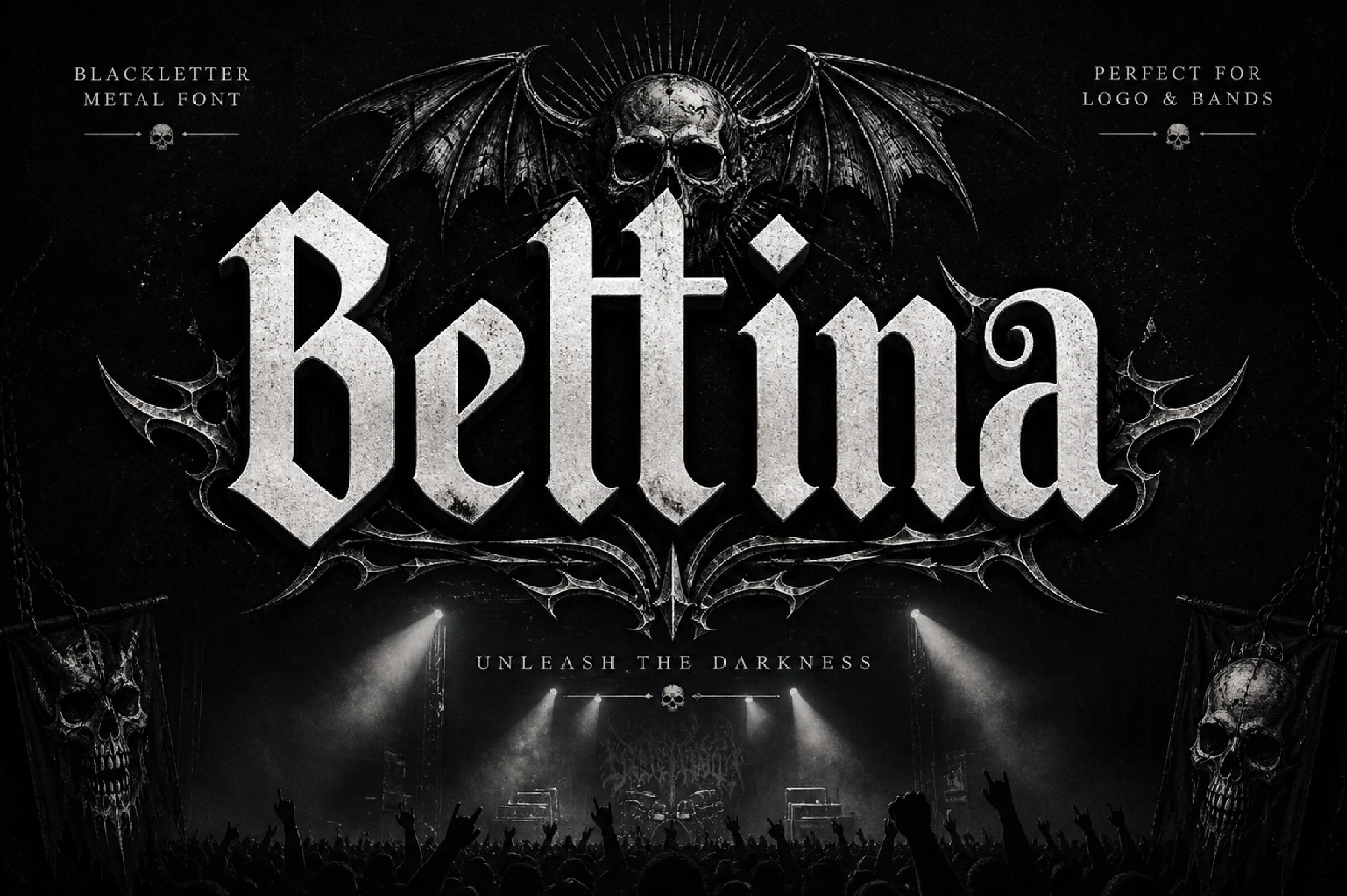 Beltina font preview