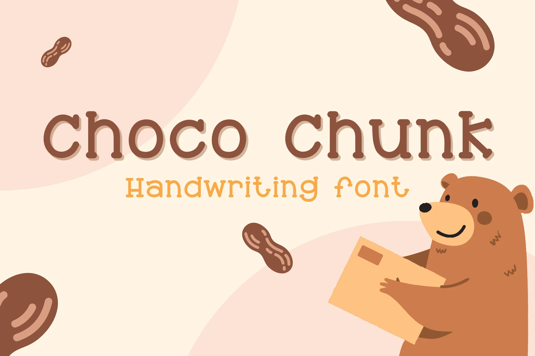 Choco Chunk font preview