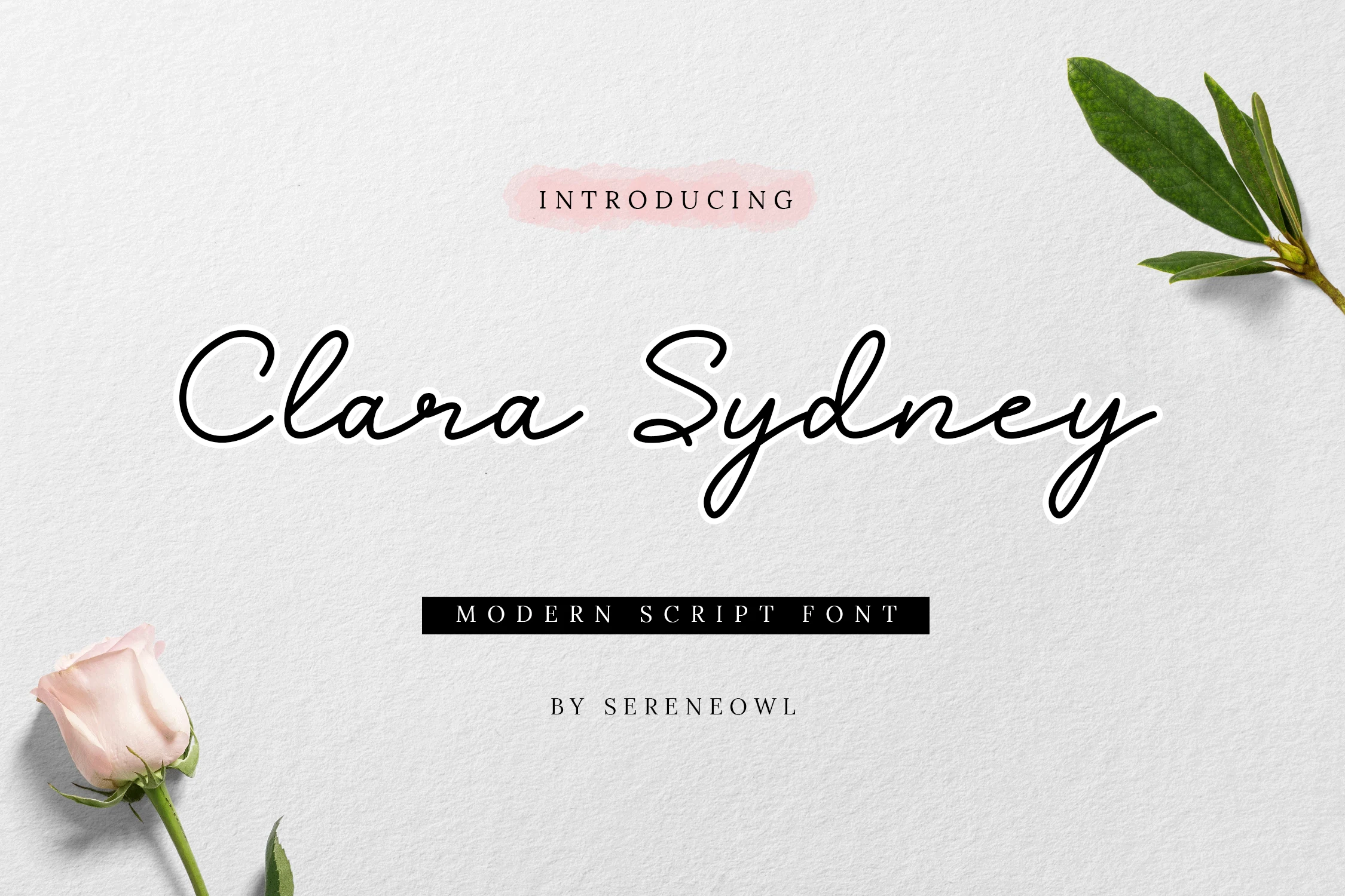 Clara Sydney font preview