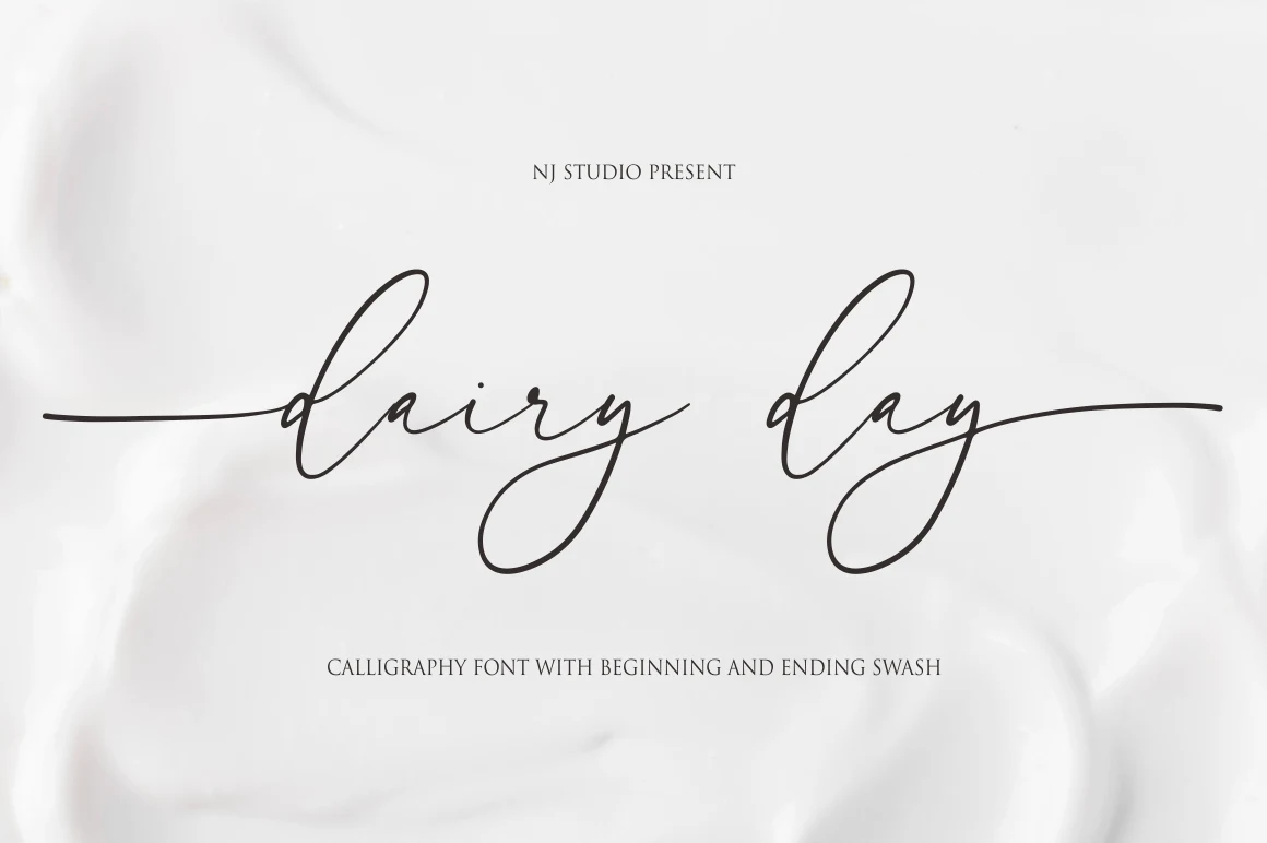 Dairy Day font preview