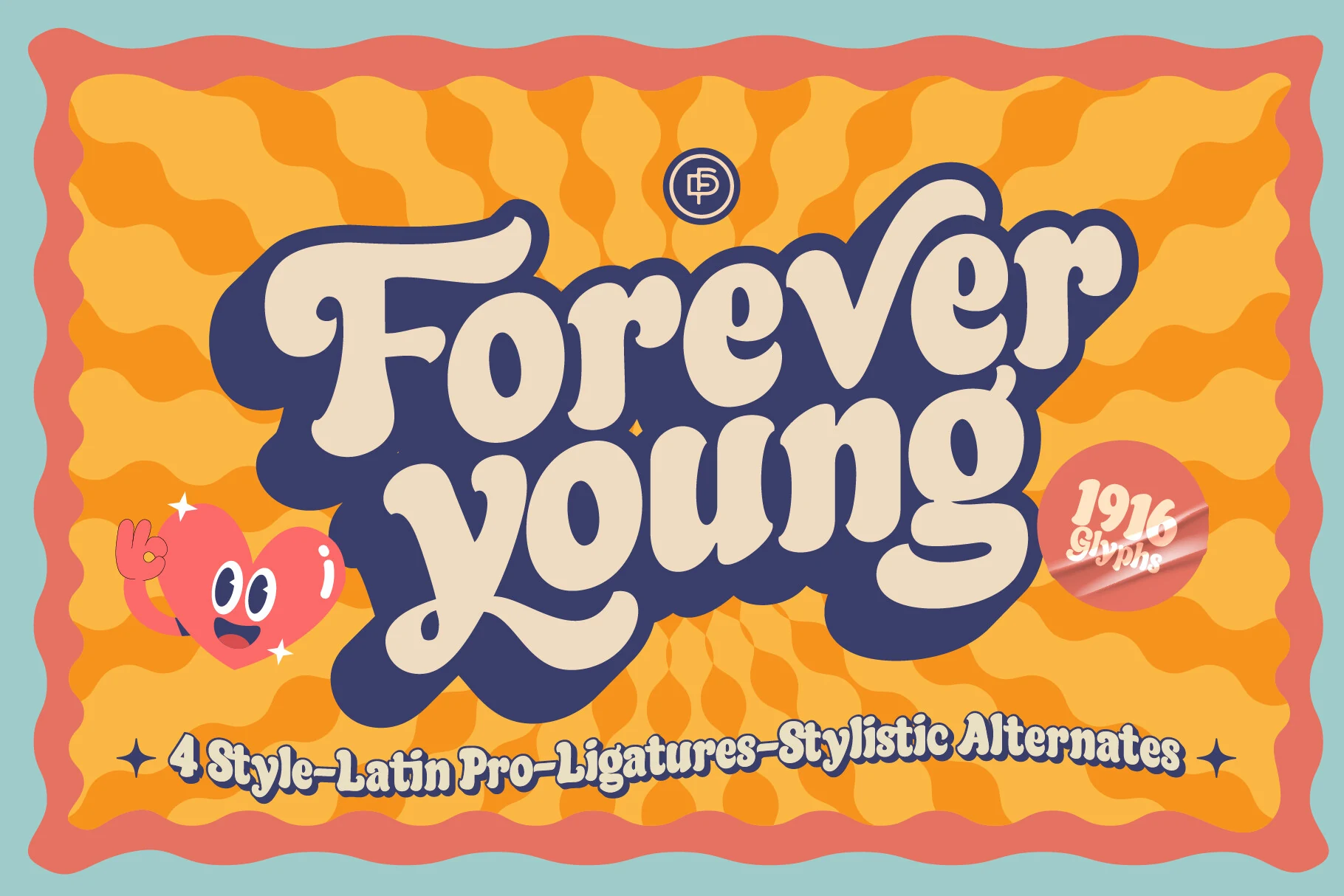 Forever Young font preview