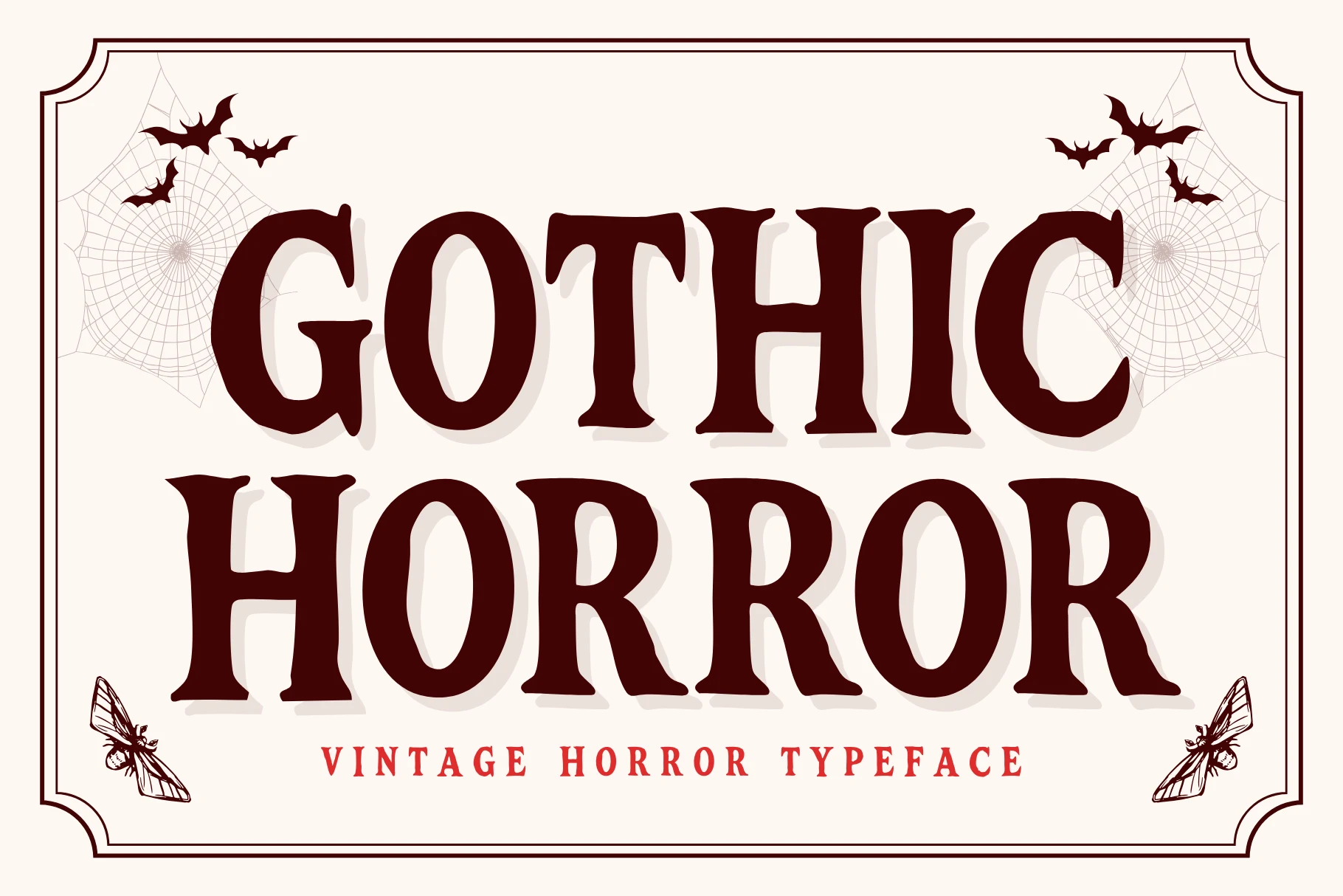 Gothic Horror font preview
