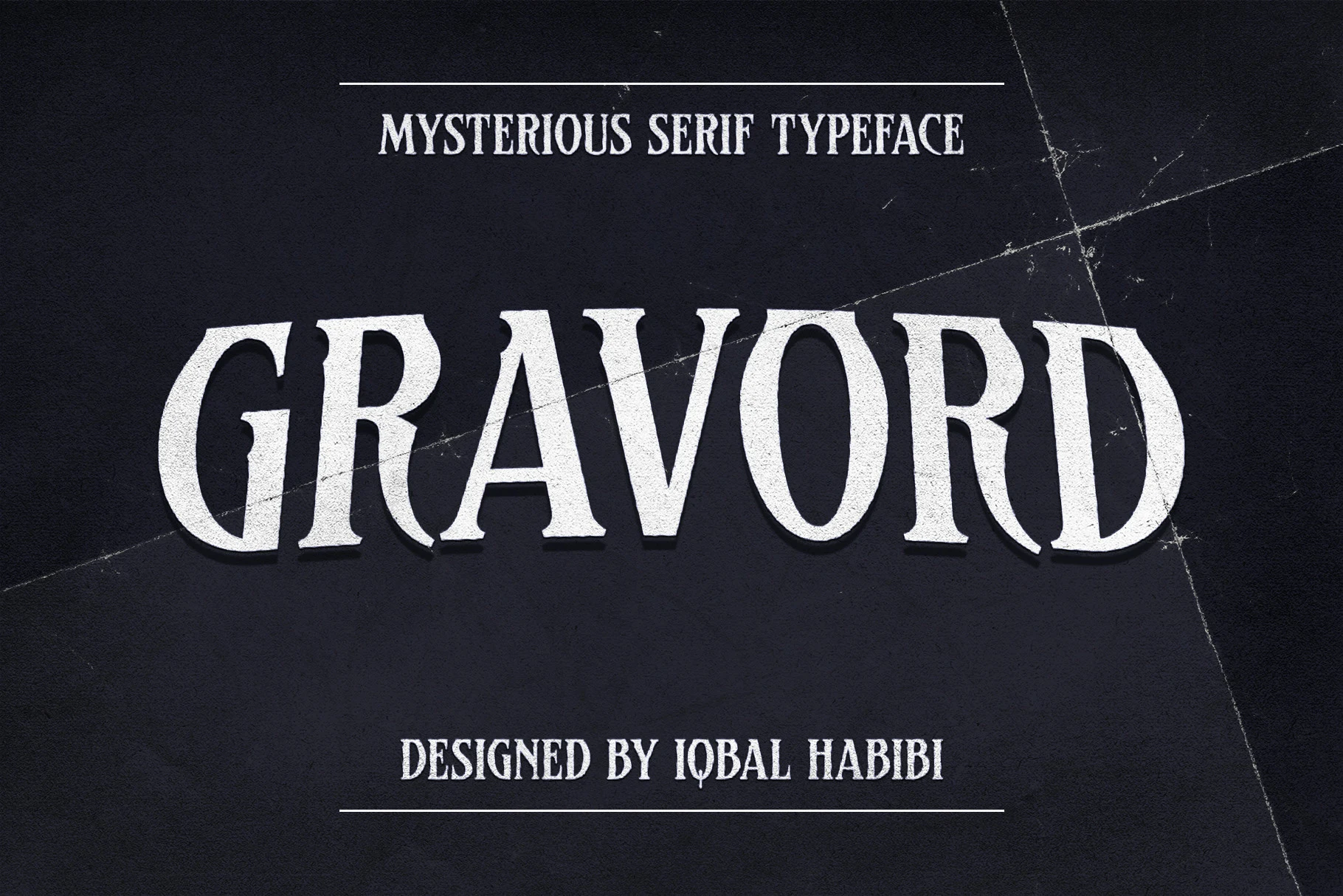 Gravord font preview