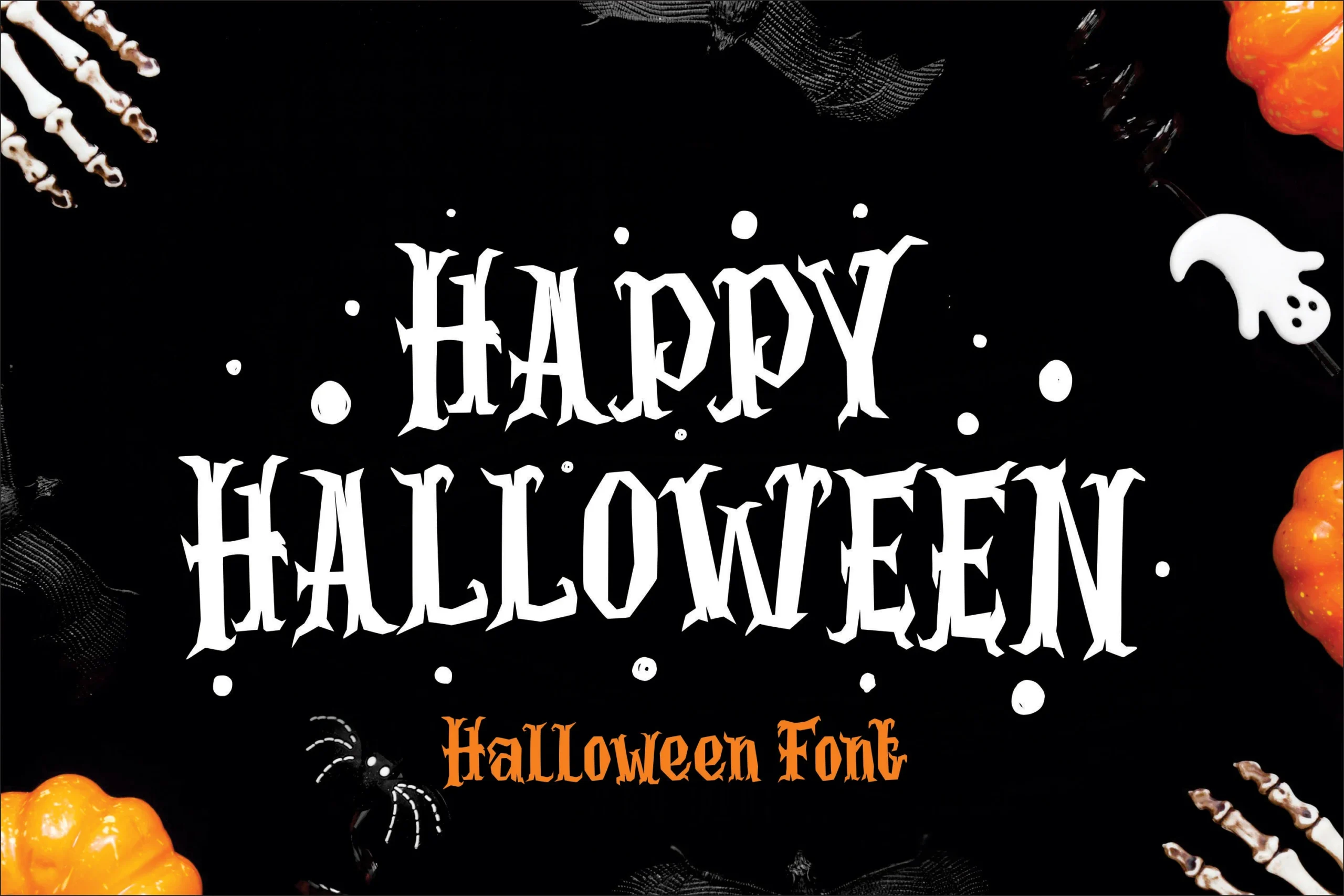 Halloween font preview