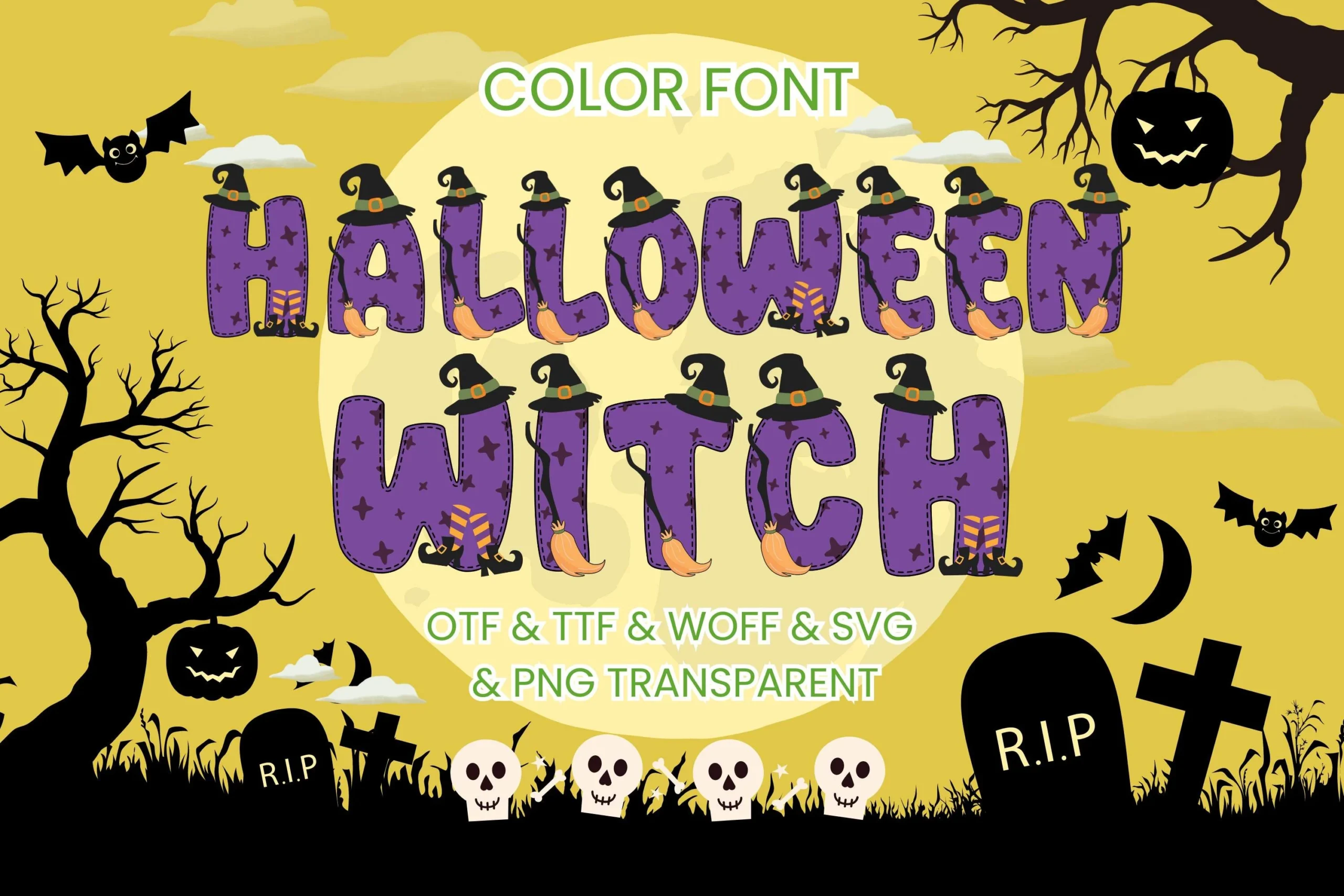 Halloween Witch font preview