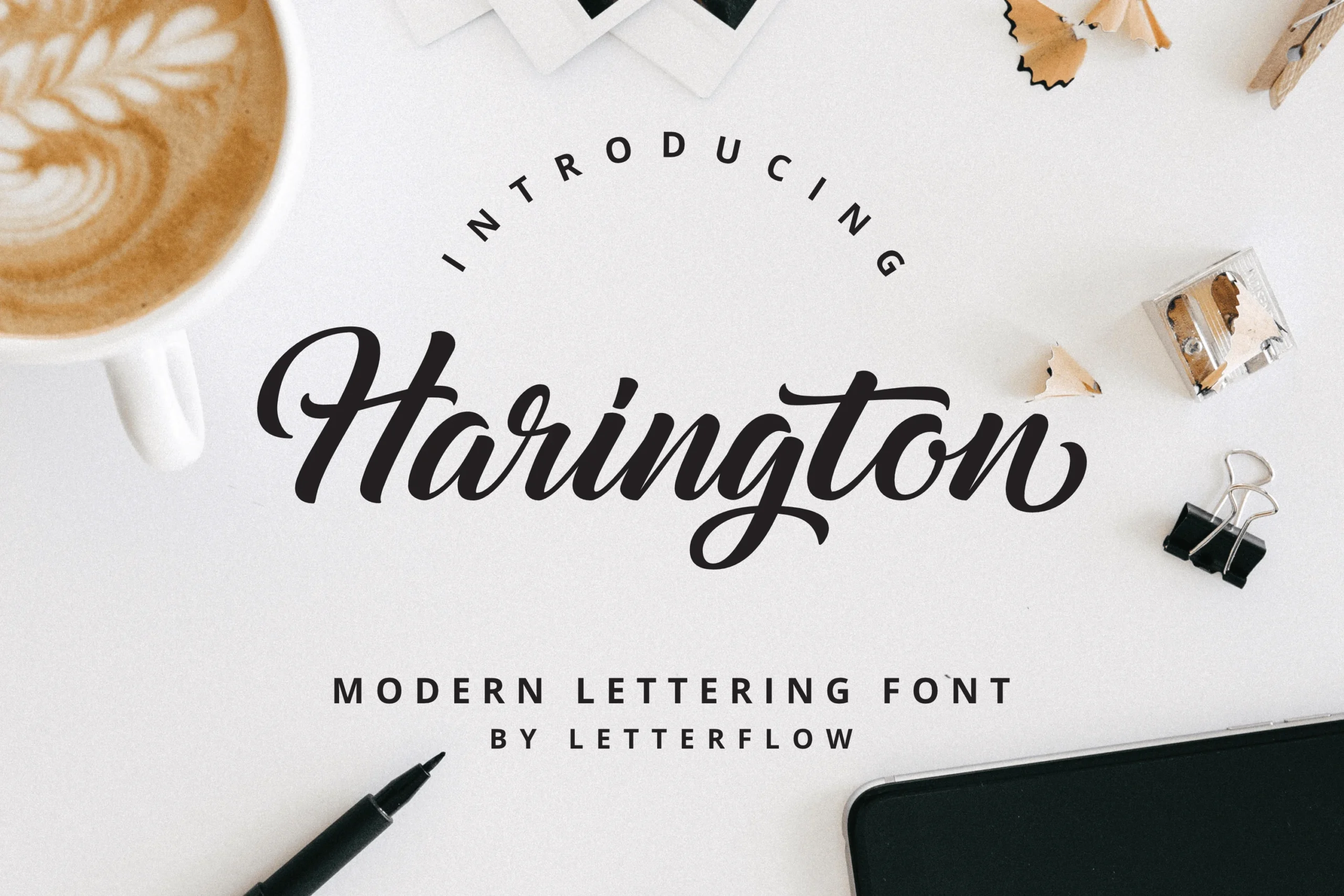 Harington font preview