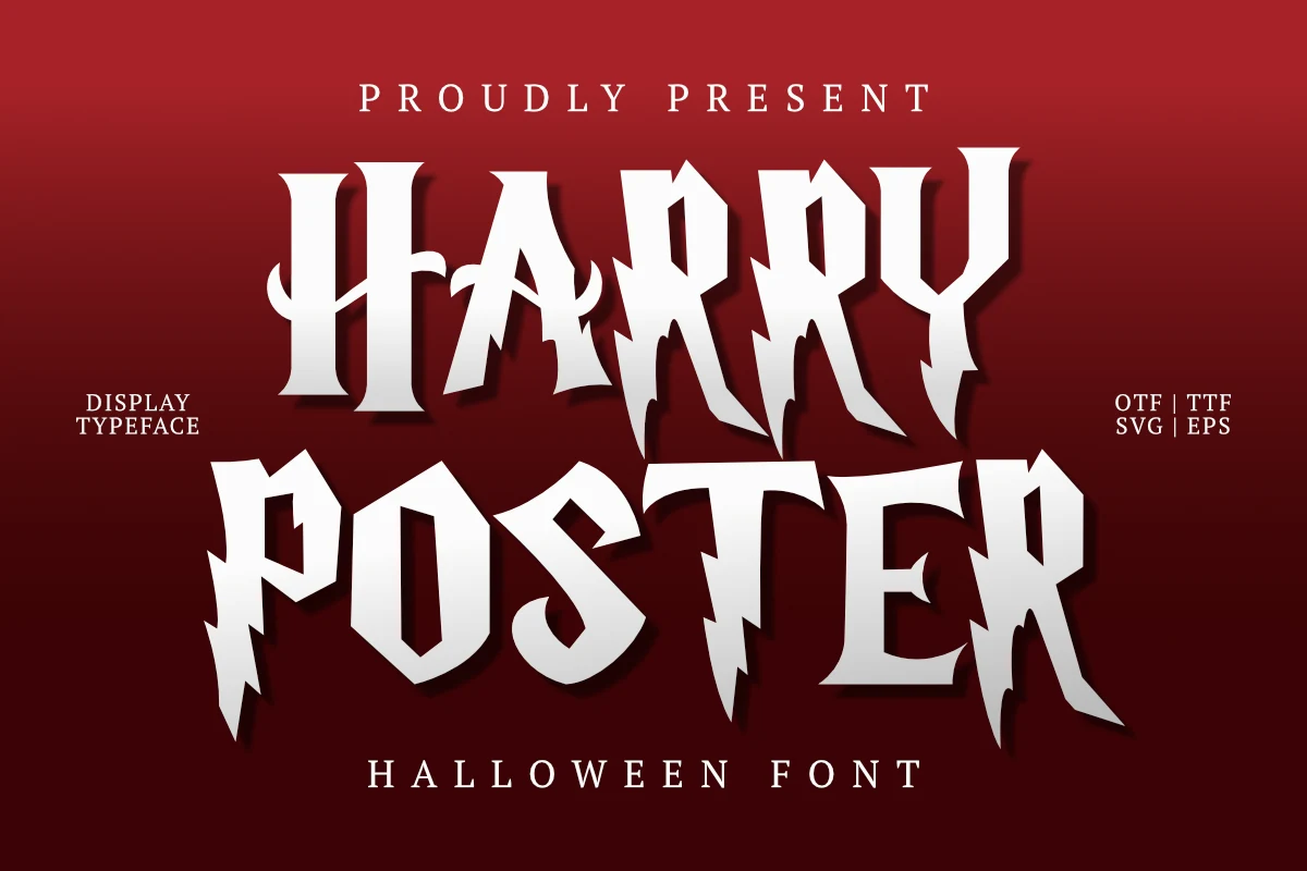 Harry Poster Regular font preview