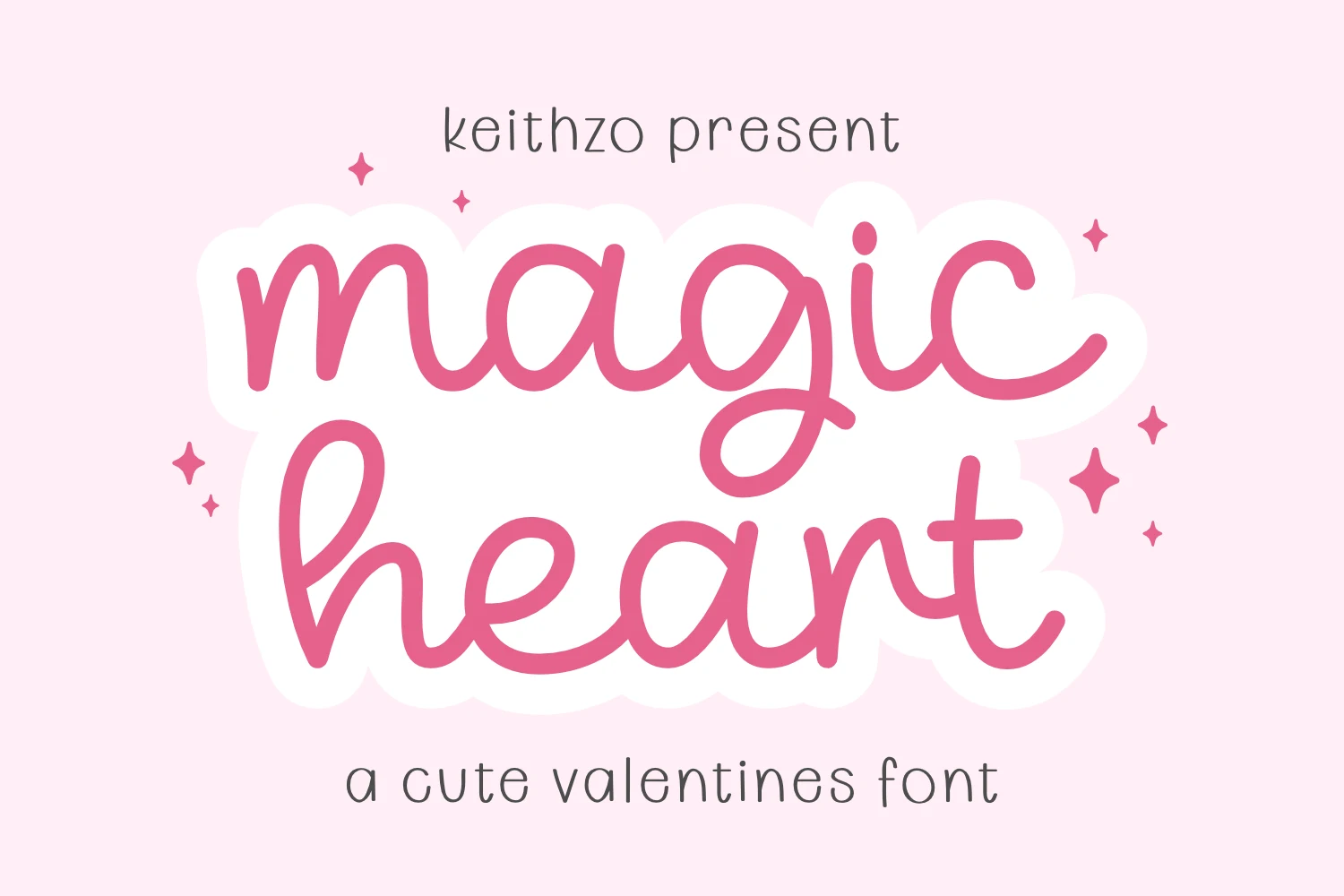 Magic Heart font preview
