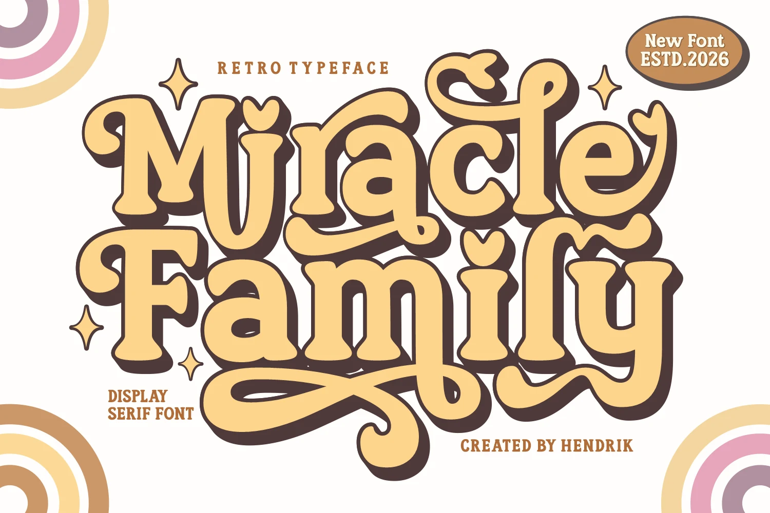 Miracle Family font preview