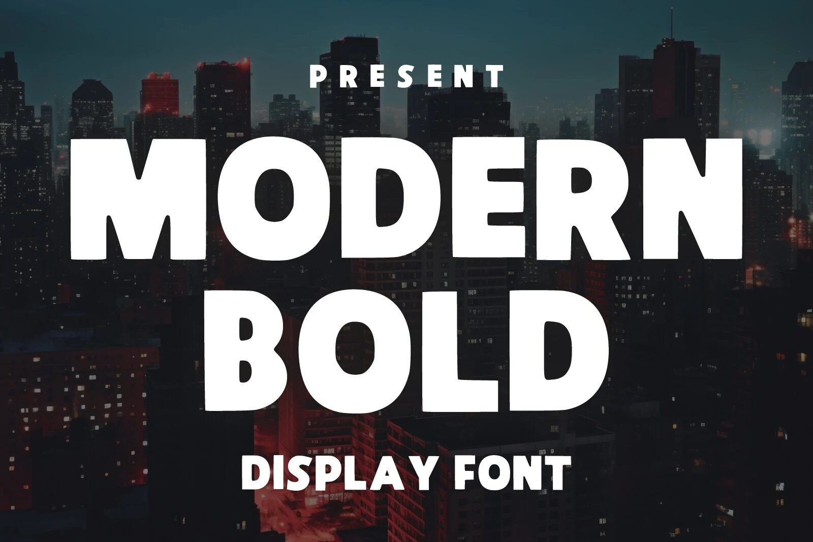 Modern Bold font preview