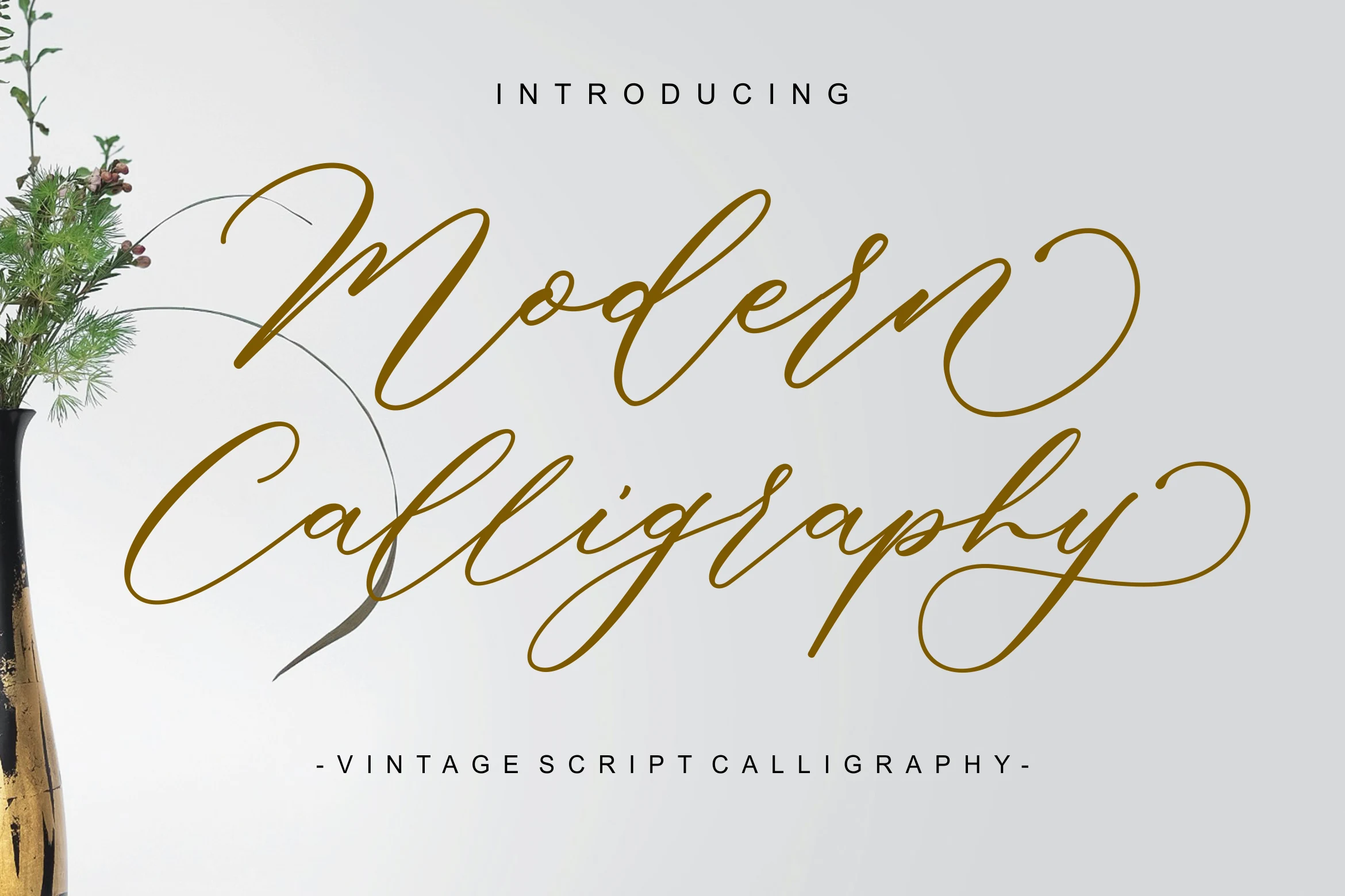 Modern Calligraphy font preview