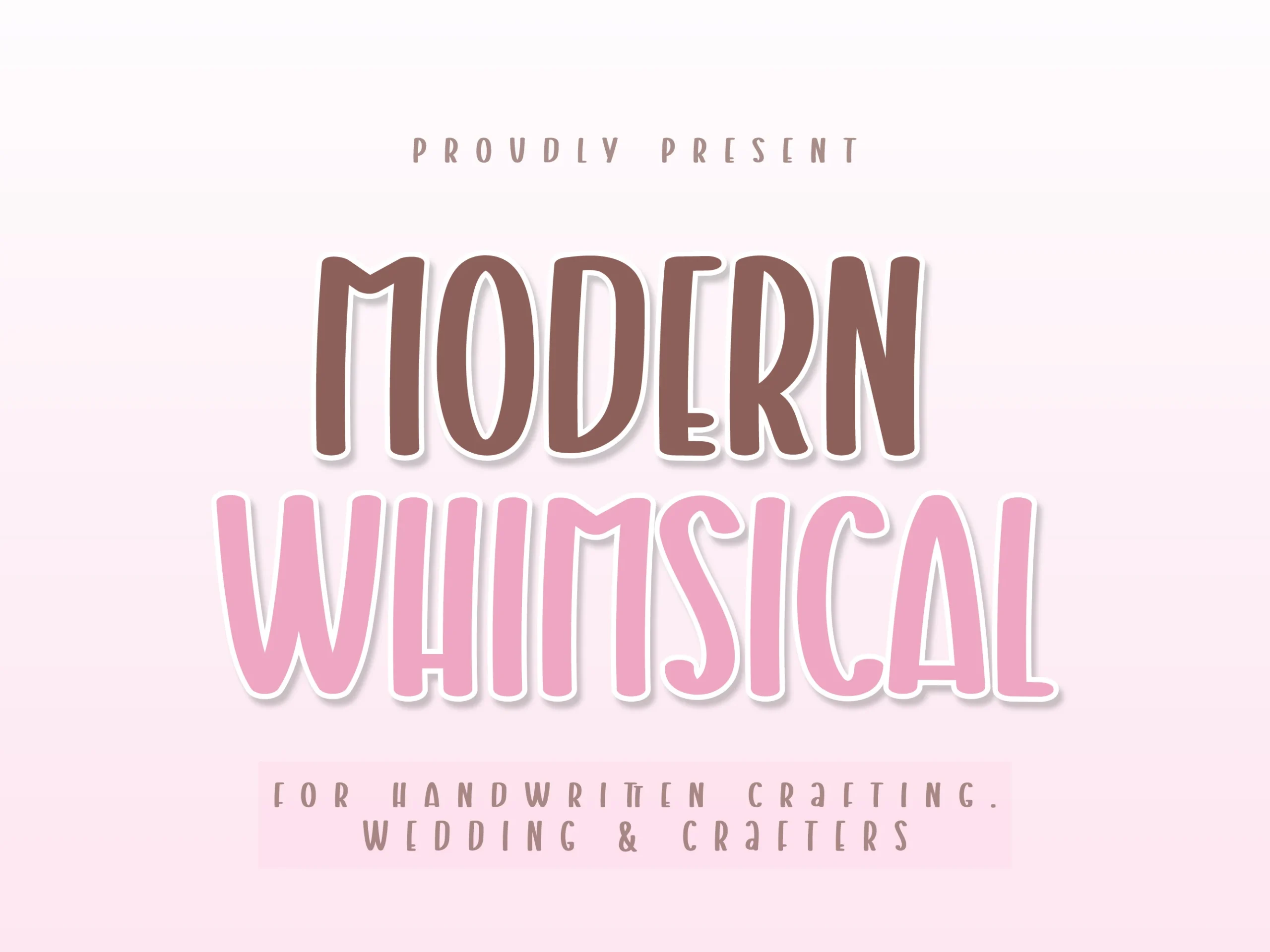 Modern Whimsical font preview
