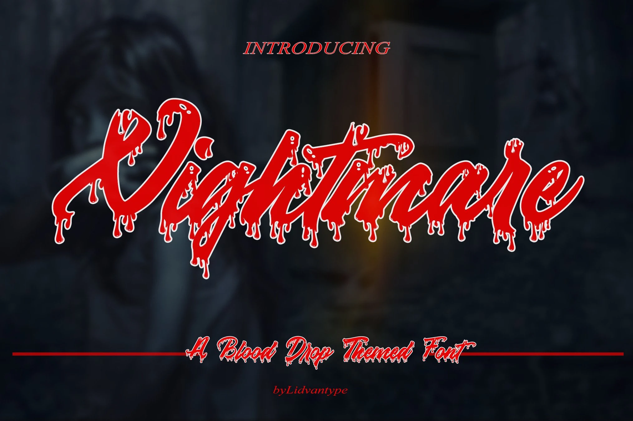 Nightmare font preview