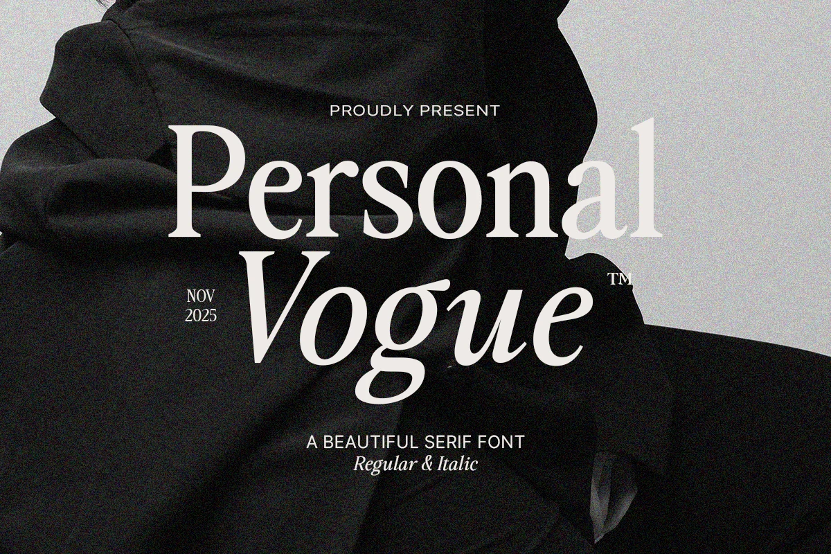 Personal Vogue font preview