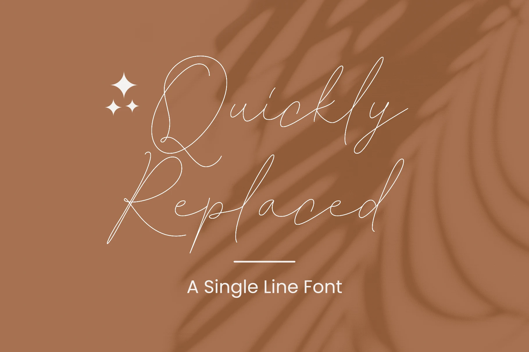 Quickly Replaced font preview