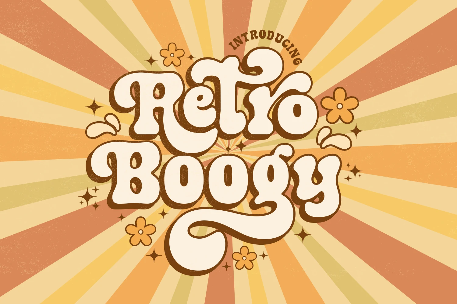 Retro Boogy font preview