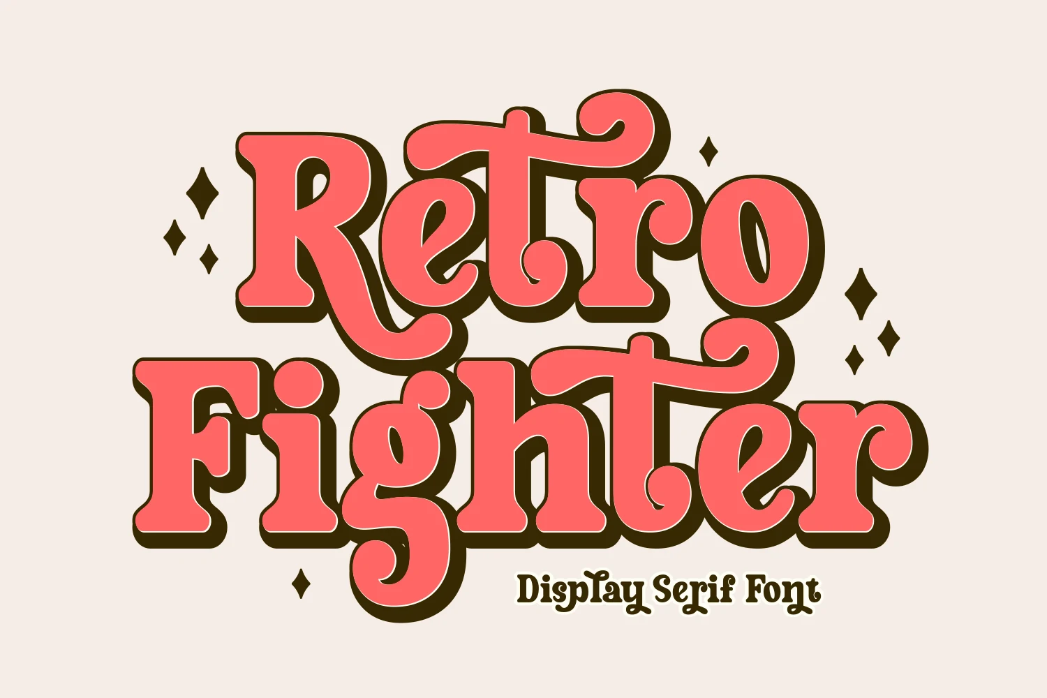 Retro Fighter font preview