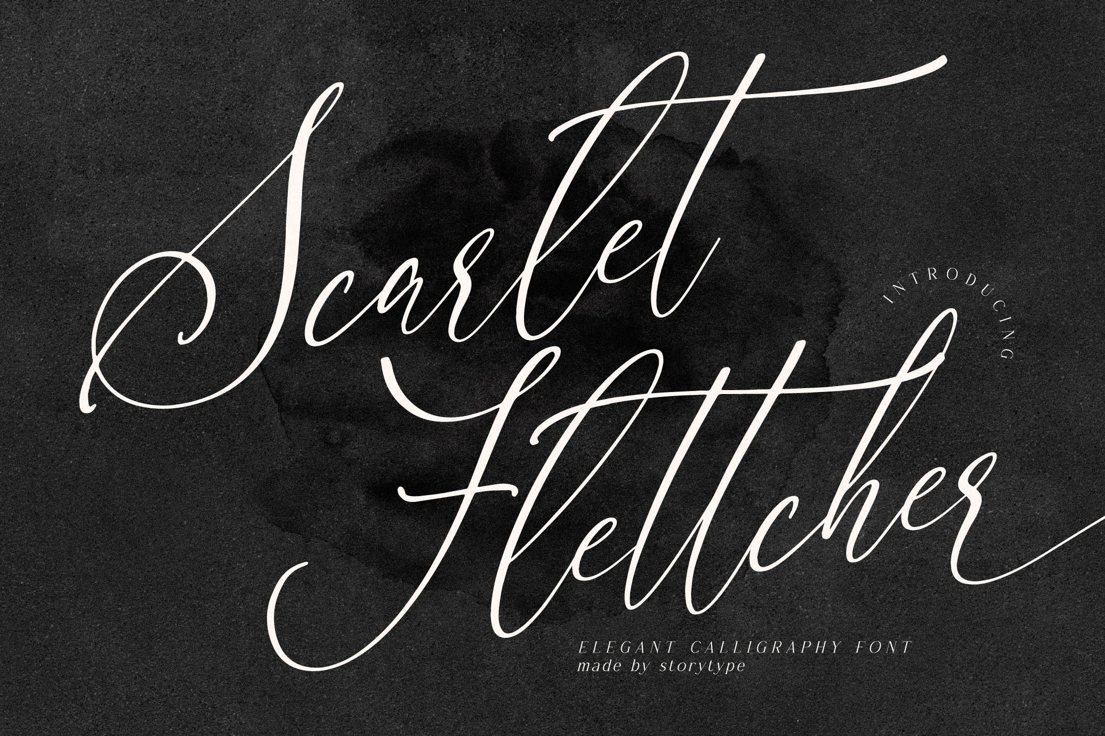 Scarlet Flettcher font preview