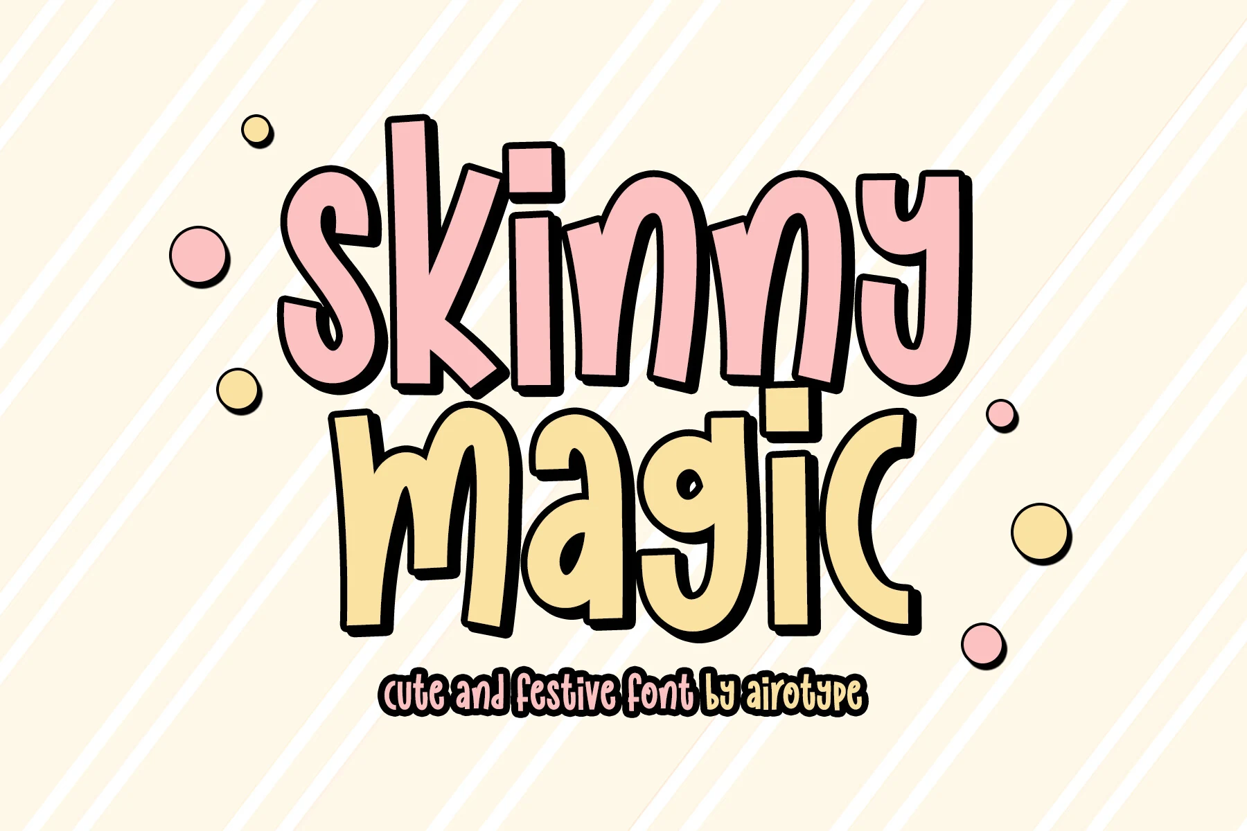 Skinnymagic font preview