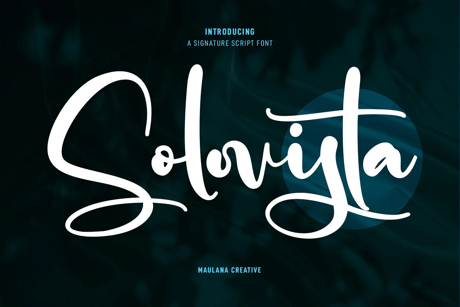 Solovista Signature Script font preview
