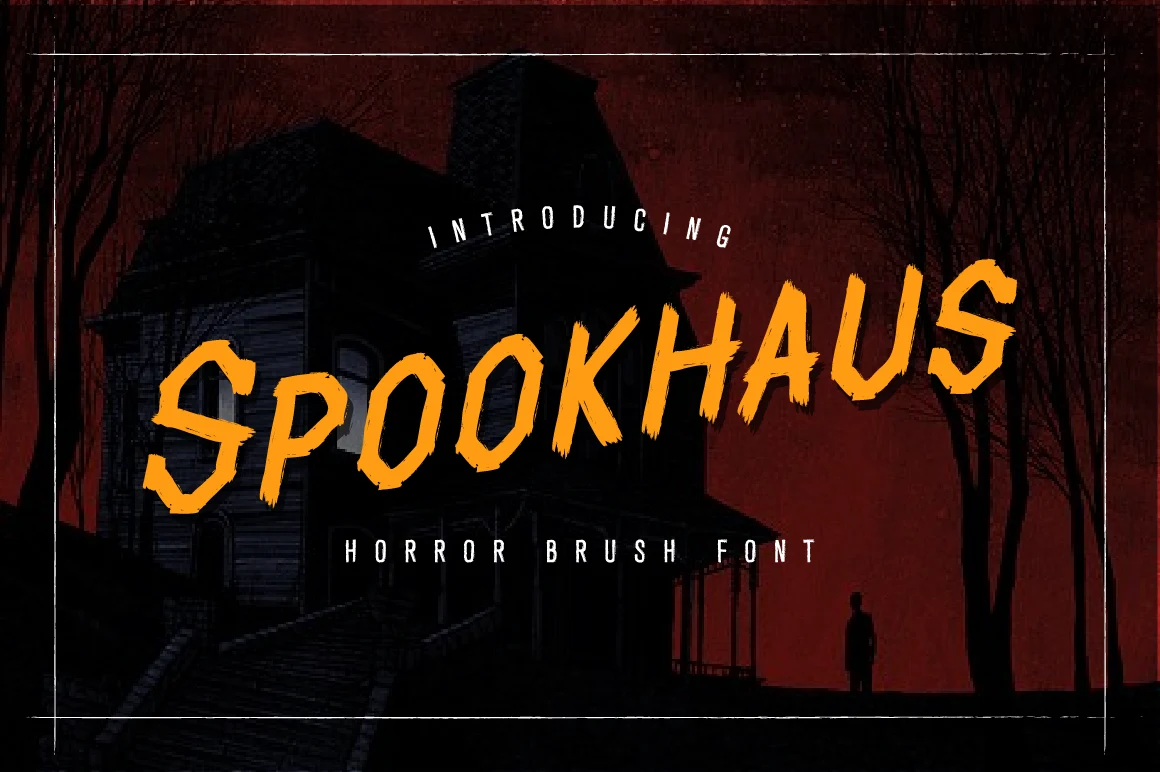 Spookhaus font preview