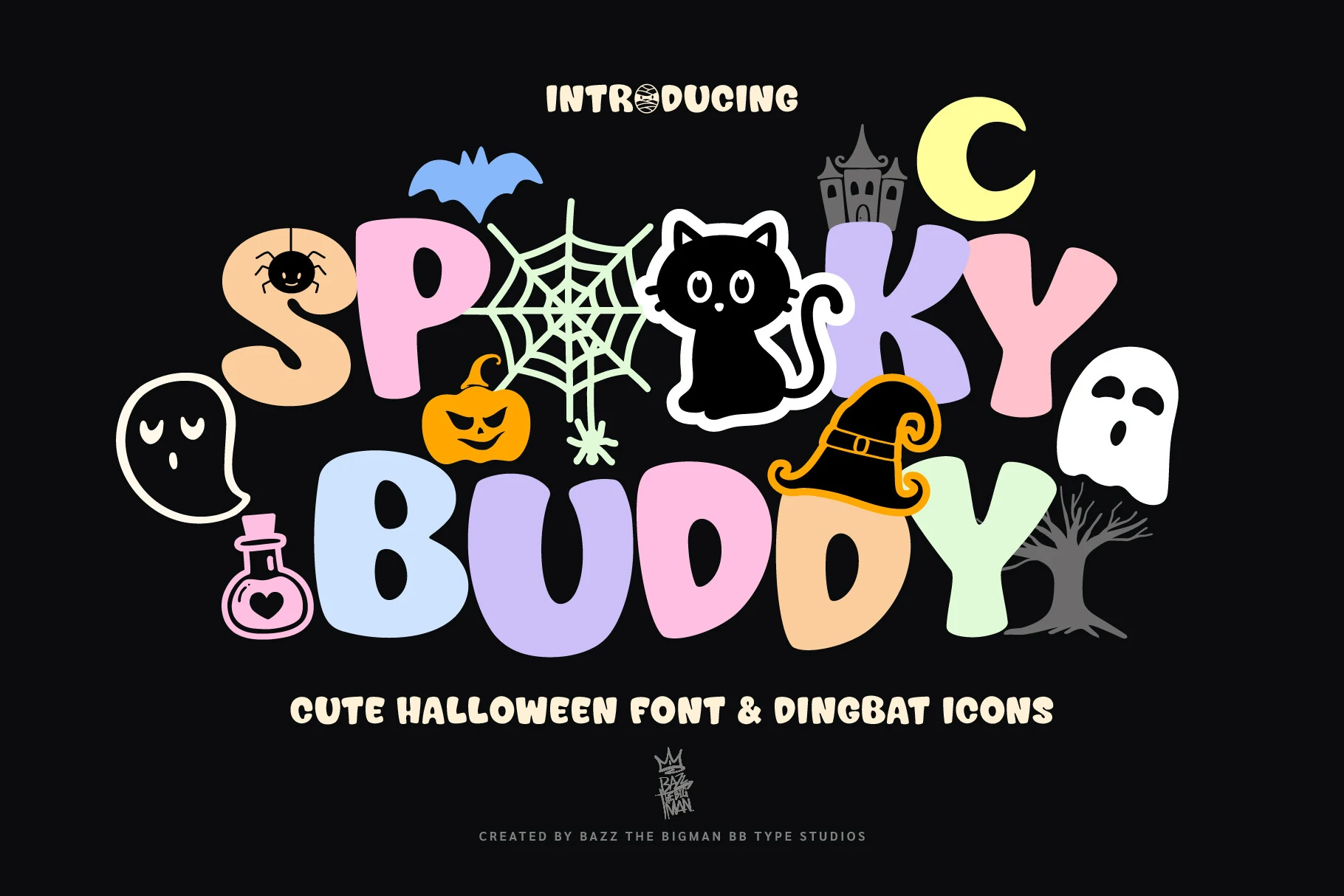 Spooky Buddy font preview