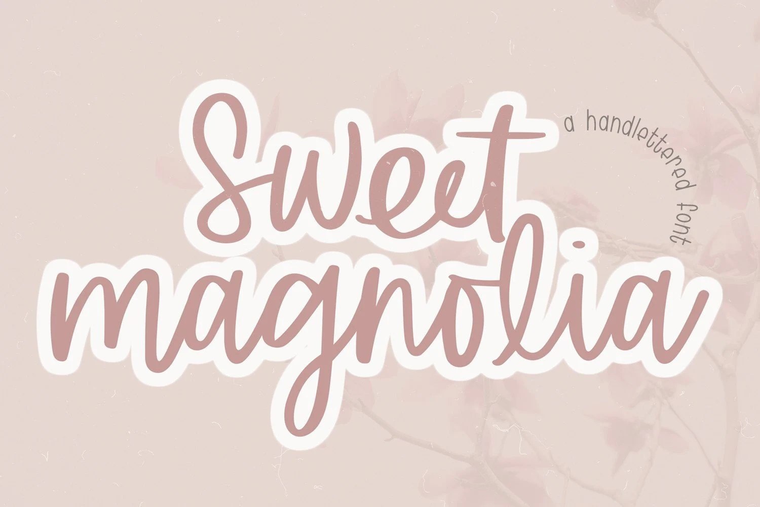 Sweet Magnolia font preview