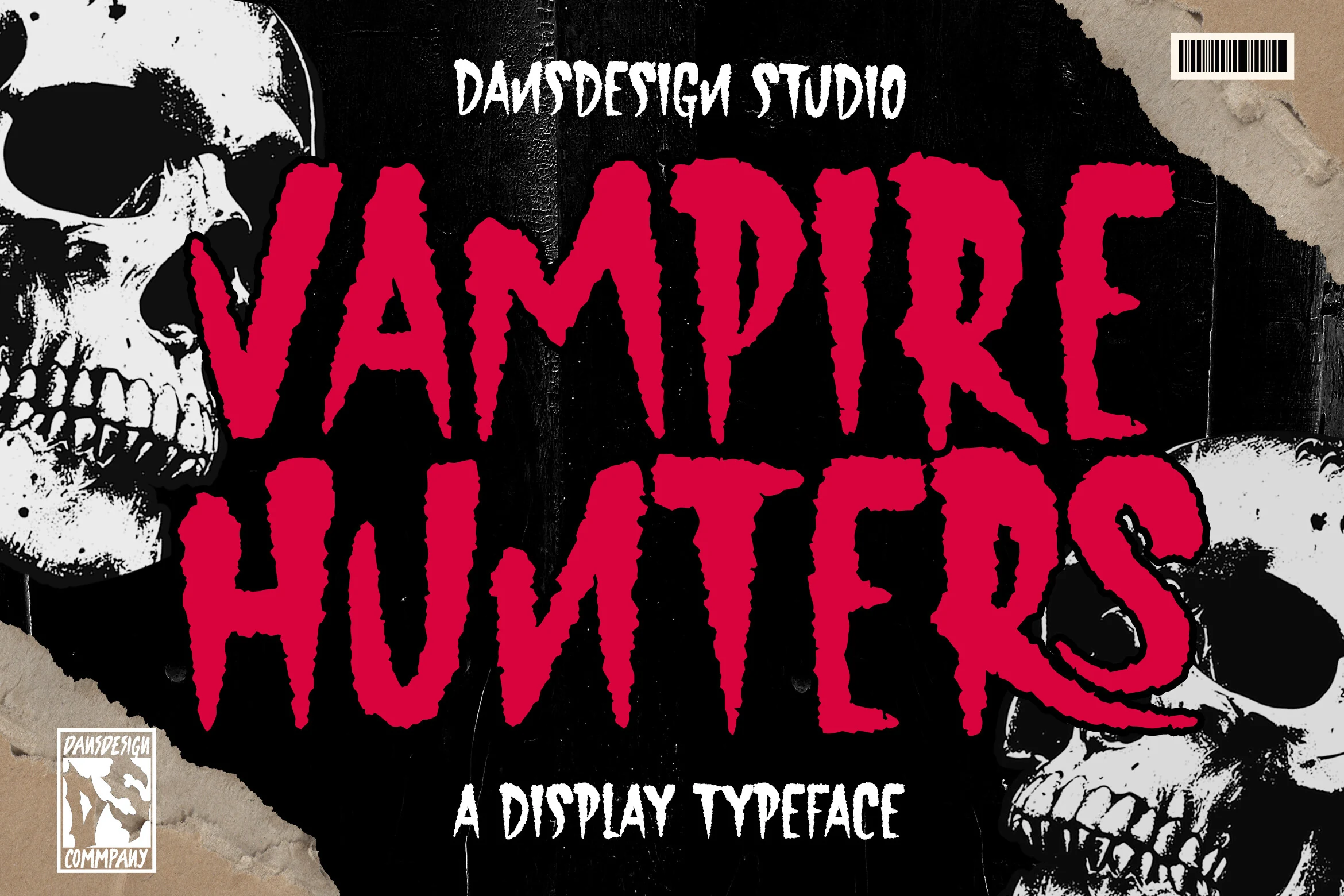 Vampire Hunters font preview
