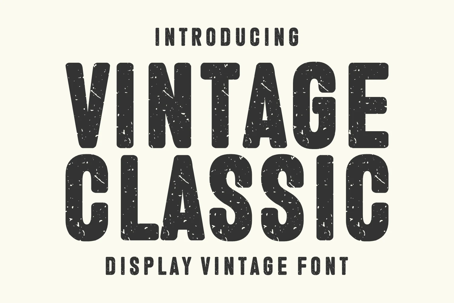 Vintage Classic font preview
