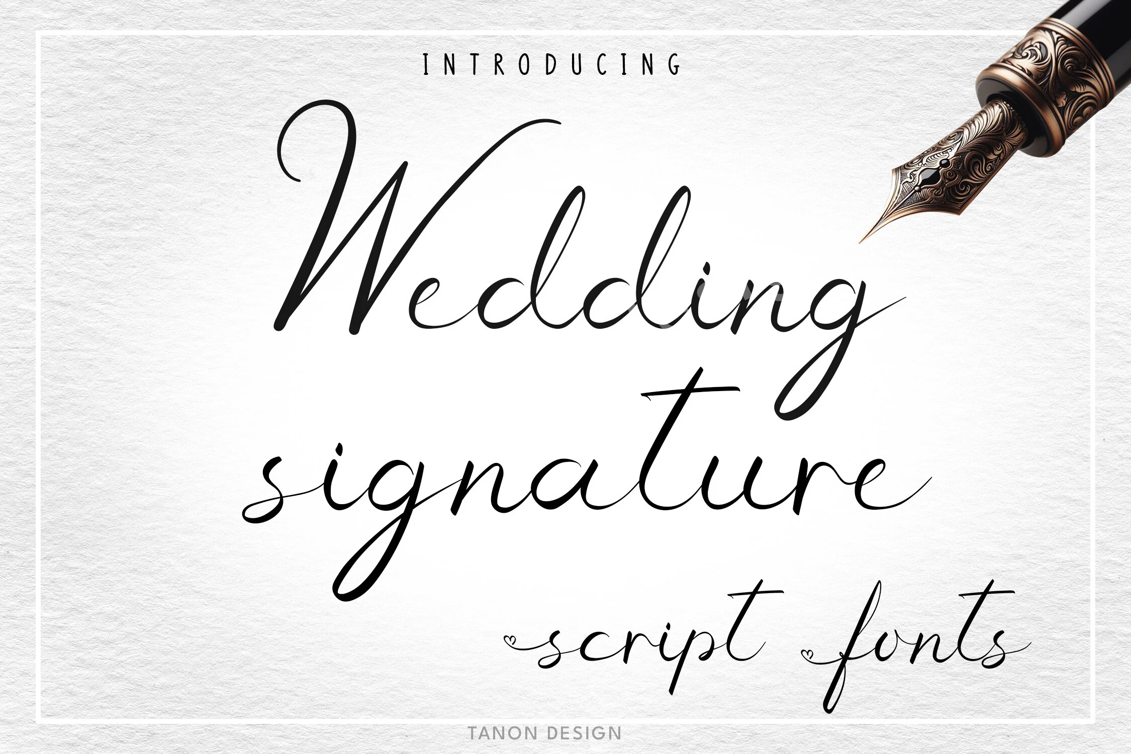Wedding Signature font preview
